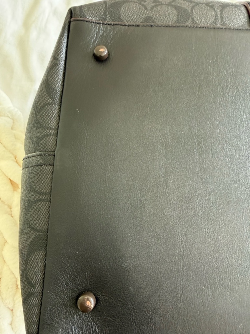 Coach Trekker 52" Signature Canvas Luggage - Black Cooper - Picture 7 of 12